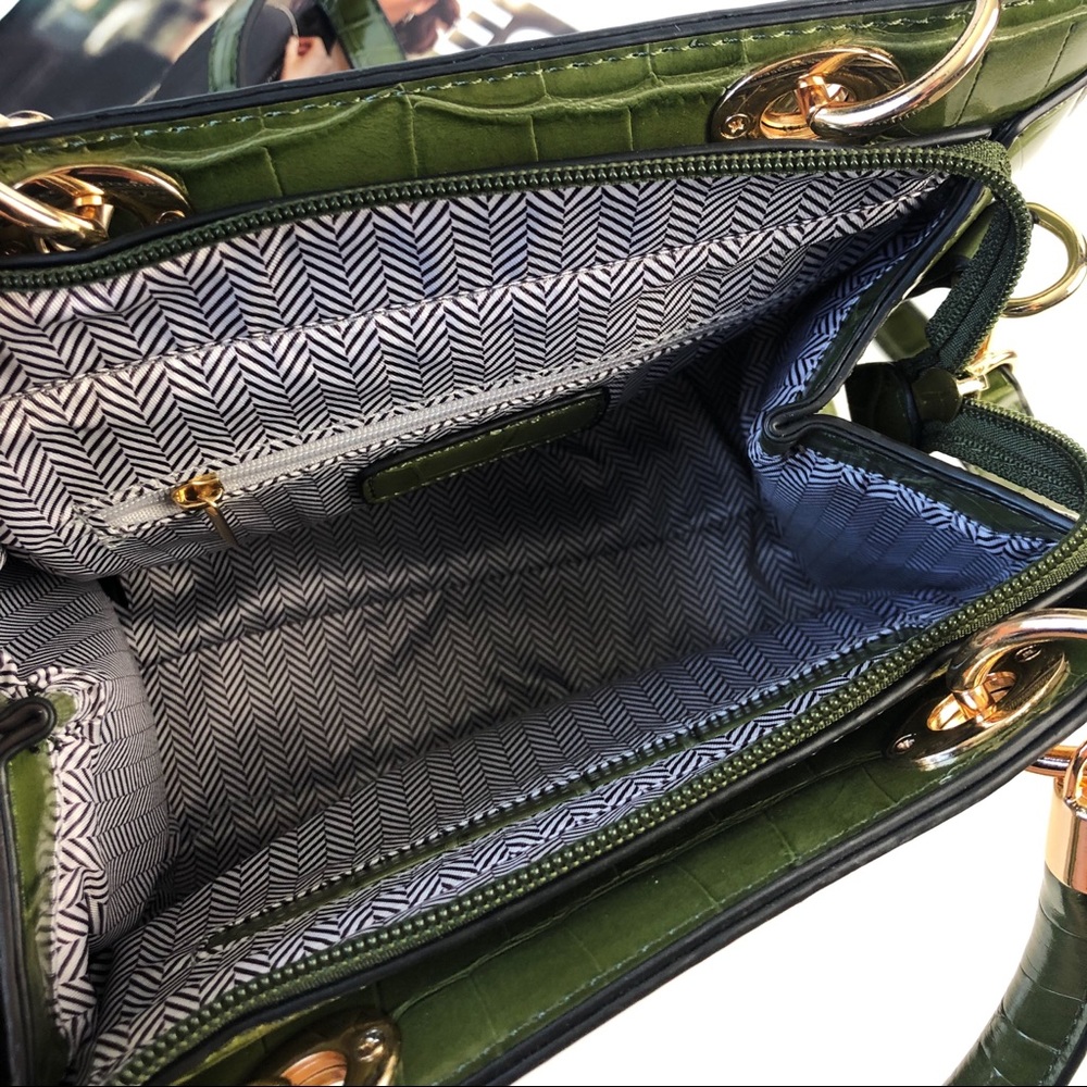 LAST ONE - SATCHEL CROC BAG 🍂 - Picture 4 of 7